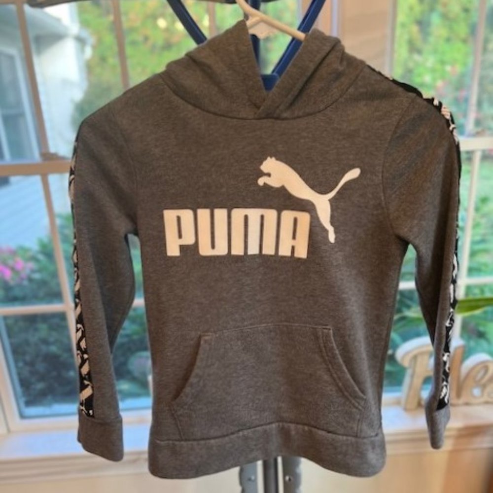Boys Gray PUMA Hoodie